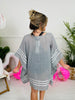 Tropical Ease Swim Cover Up In Black