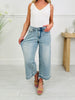 Judy Blue Just in Time Wide Leg Cropped Jeans
