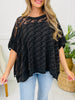 Unraveled Beauty Pullover in Black