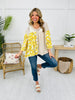 Chasing Sunflowers Top In Toasted Almond