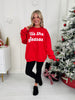 'Tis The Season Script Graphic Crewneck Sweatshirt