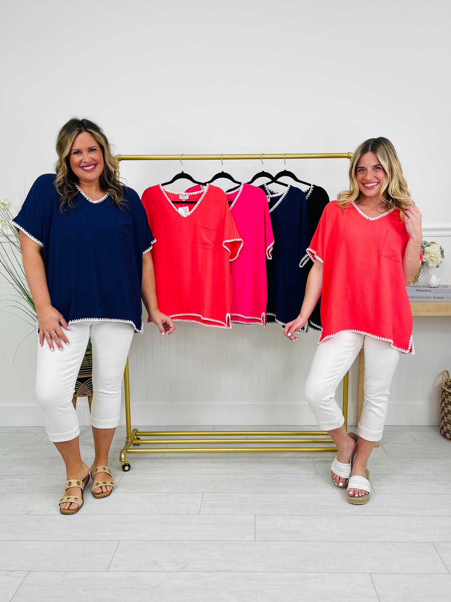 Whip Into Spring Top in Multiple Colors