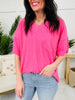 Confidence On Repeat Top- Multiple Colors!
