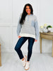 Wander More Top In Charcoal