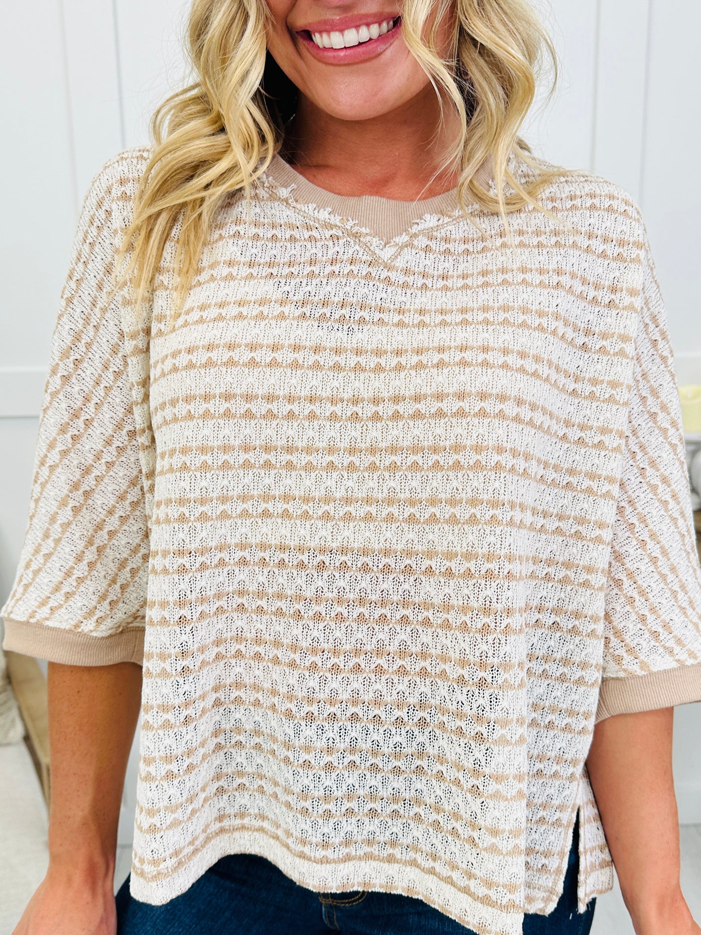 Oatmeal Afternoon Top