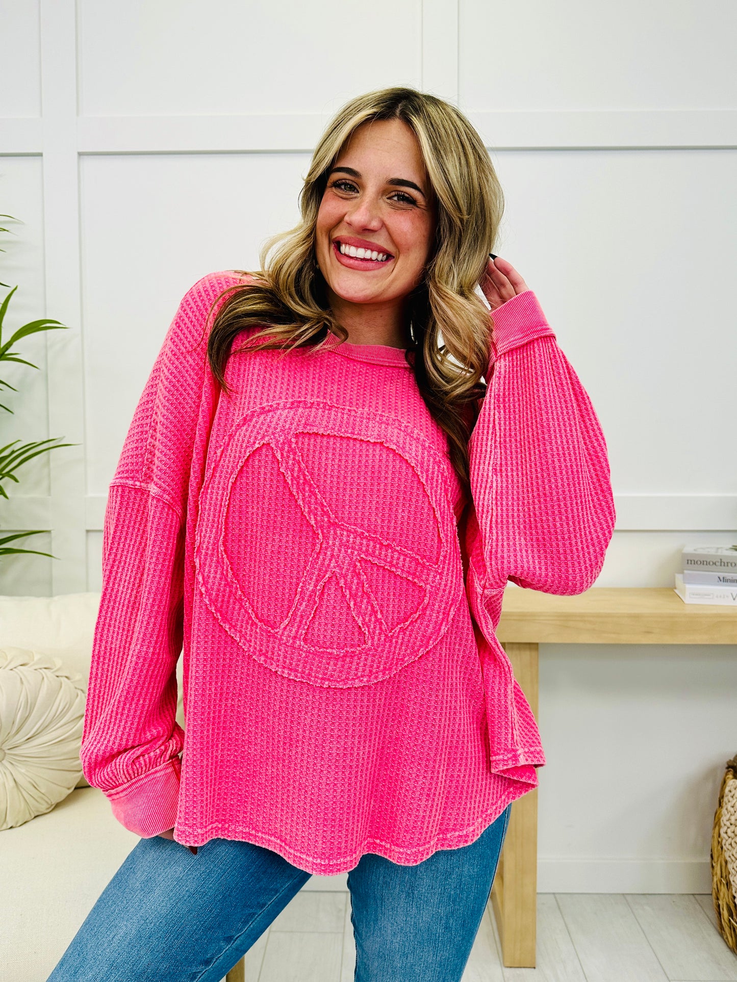 The Zen Zone Top In Calypso Pink