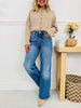 Just Four You Tummy Control Wide Leg Jeans in Four Inseams