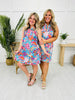 Palms And Plans Dress in Santa Monica Print