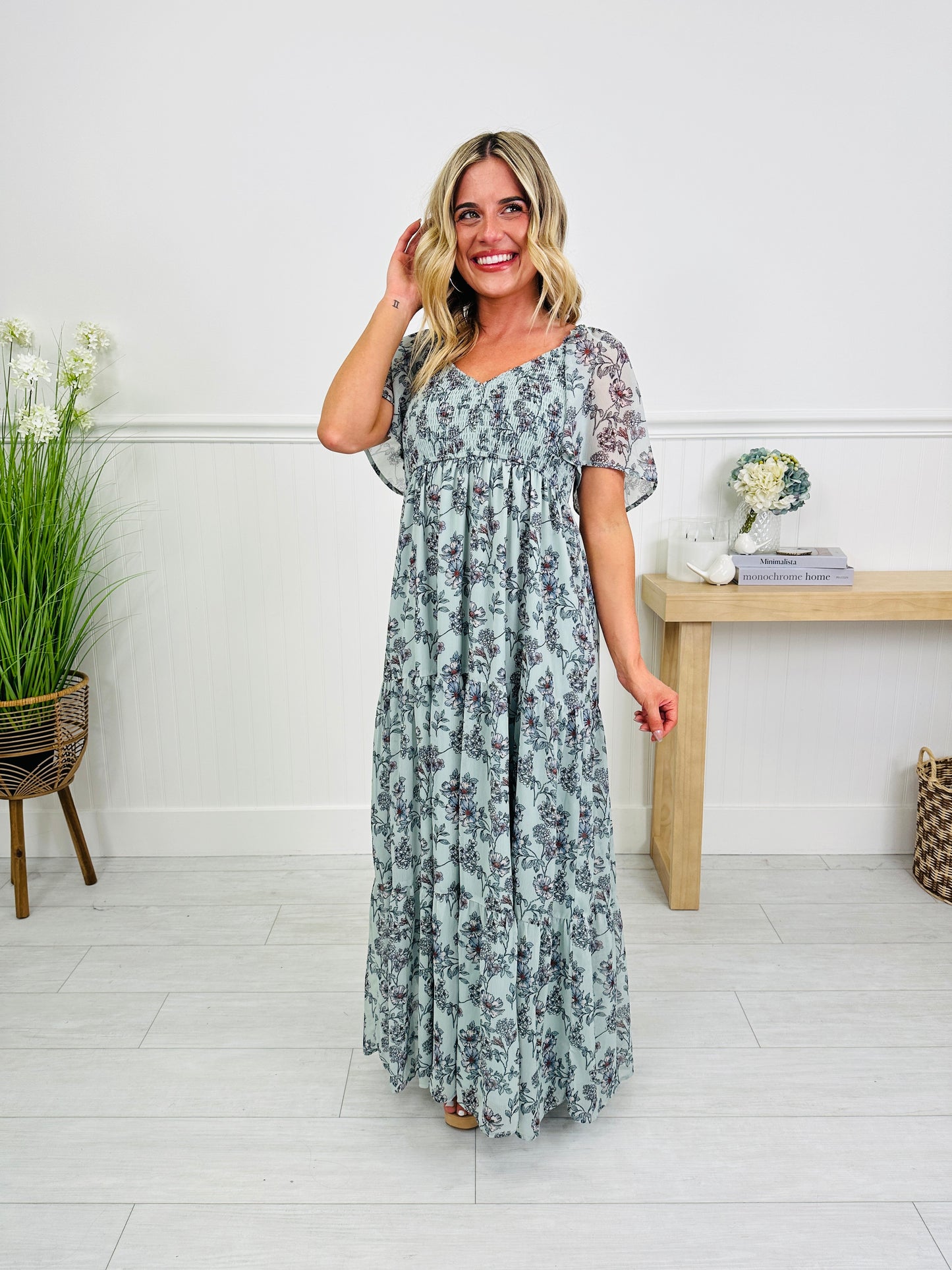 Summer in Bloom Dress in Sardinia Print
