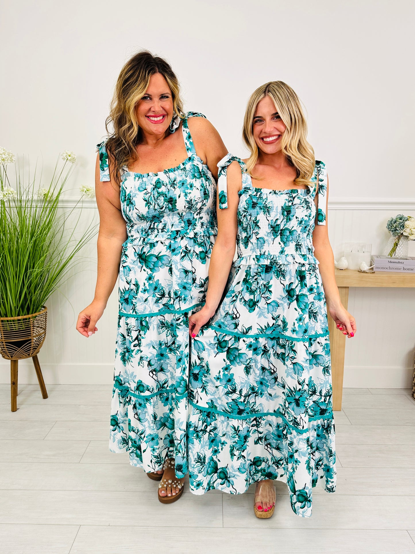 Forever in Florals Maxi Dress in Palm Beach Print