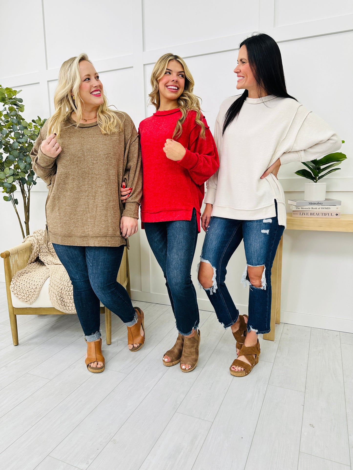 DOORBUSTER! REG/CURVY Irresistibly Sweet Sweater- Multiple Colors!