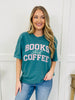 Books And Coffee Graphic Tee