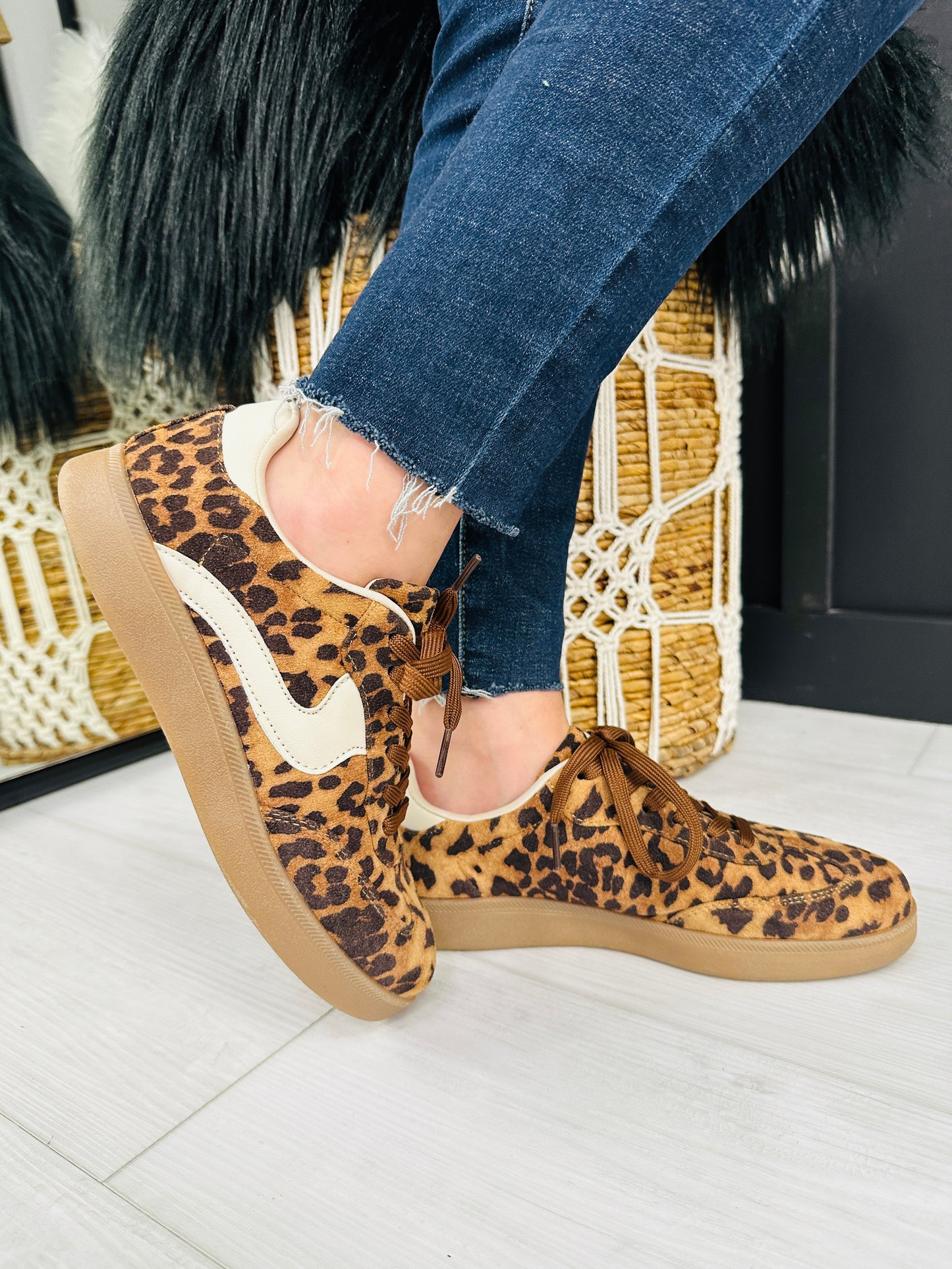 The Classic Step Shoes In Leopard