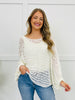 Coastal Night Lace Top In Off White