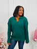 Sunday Polished Sweater in Hunter Green