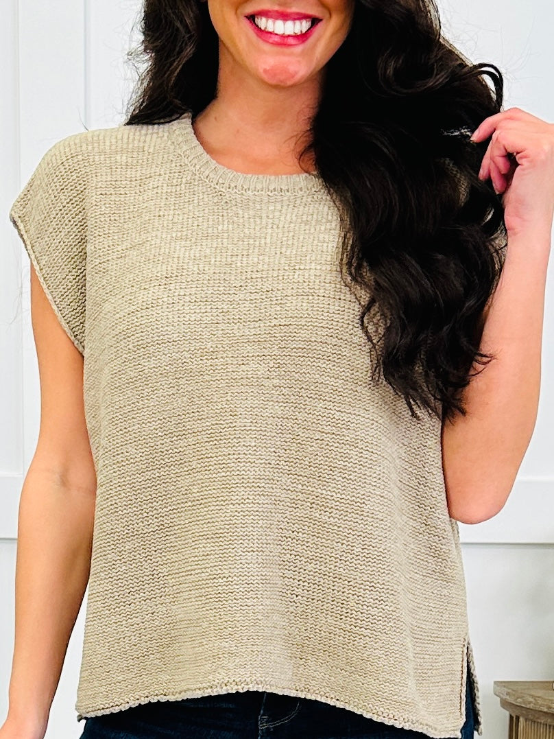 Going Places Knit Top In Multiple Colors