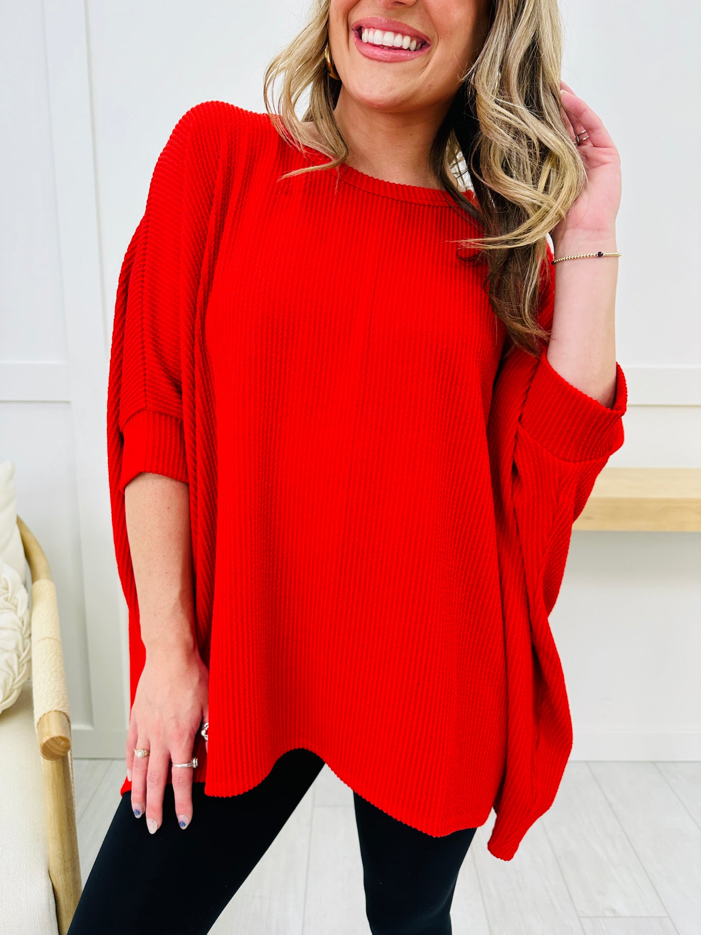 REG/CURVY Casual Charm Top- Multiple Colors!