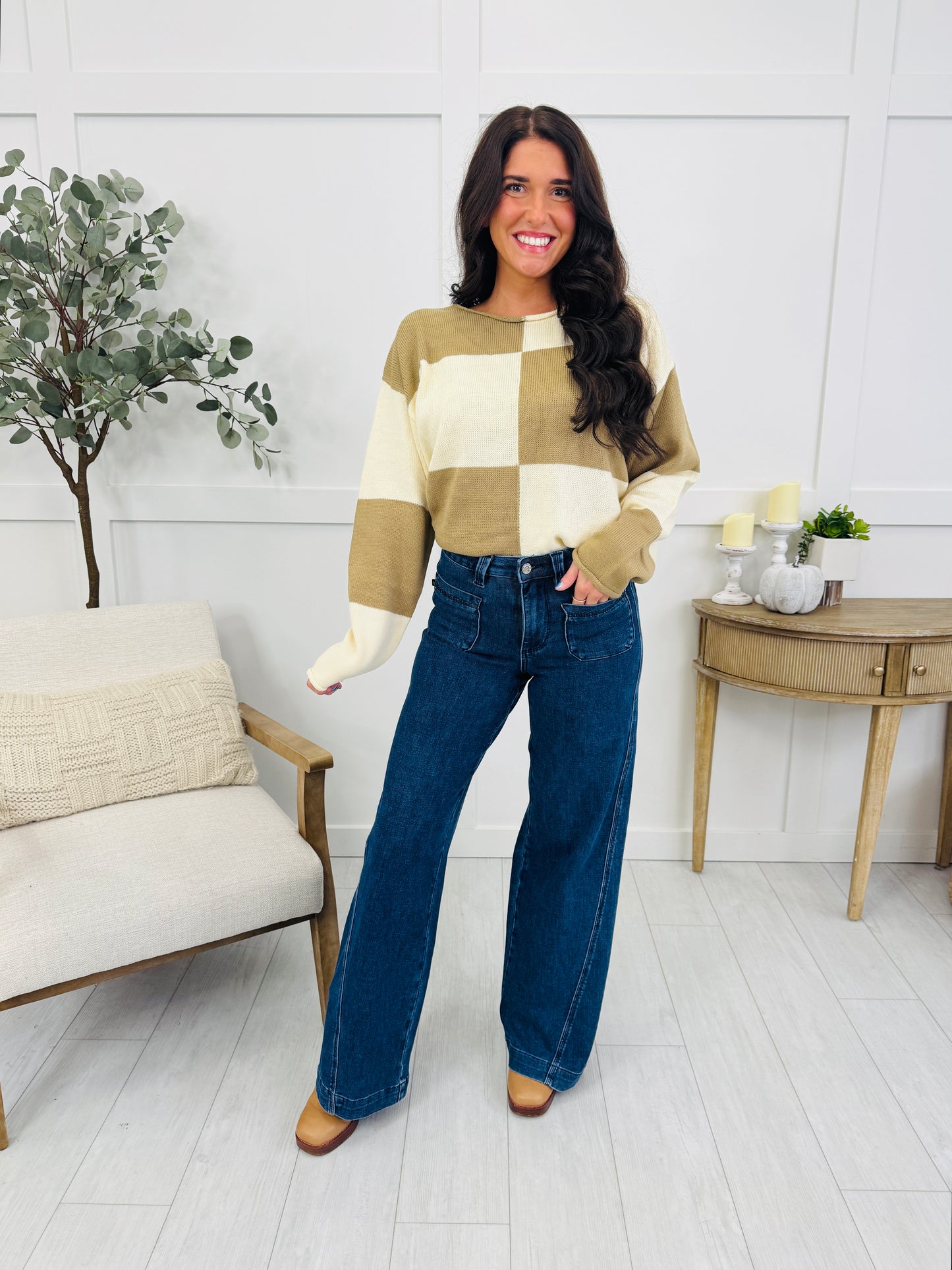 Judy Blue Effortless Elevation Retro Wide Leg Jeans