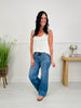Butterfly Bliss Tummy Control Wide Leg Jeans