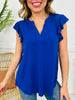 Ruffle Effect Top- Multiple Colors!
