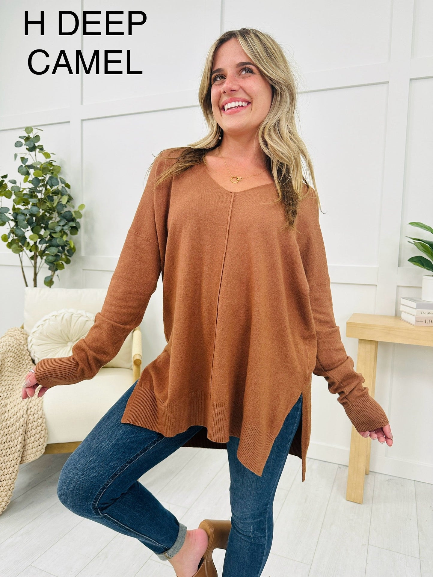 REG/CURVY Hello, Fall Sweater With Doorbuster Pricing- Multiple Colors!