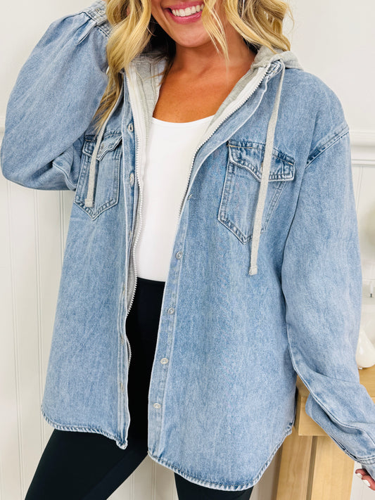 Hood Required Denim Jacket