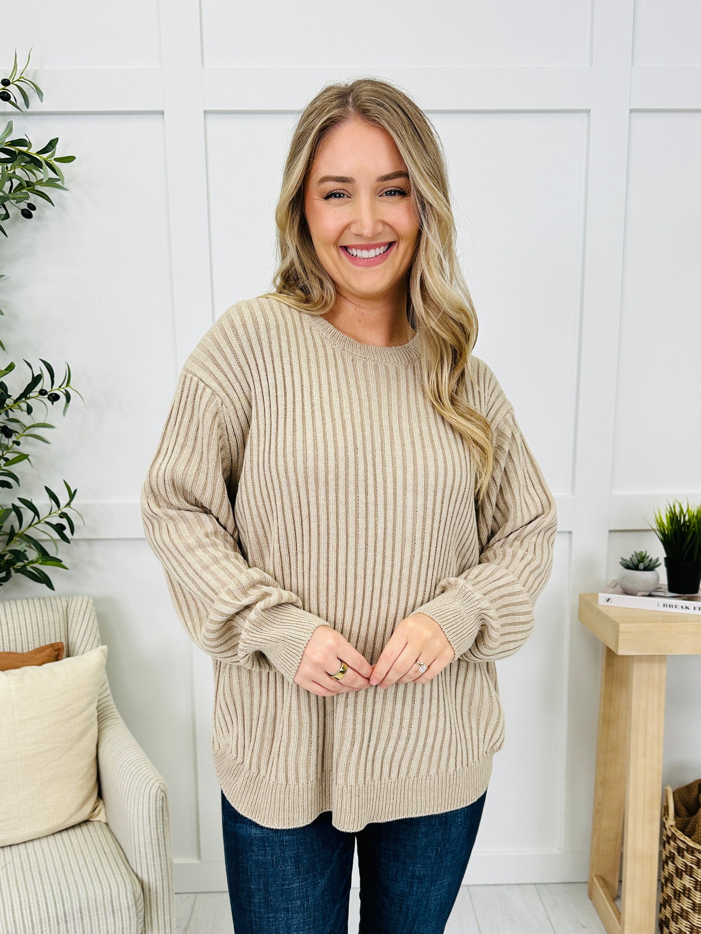 DOORBUSTER! Stitched To Remember Sweater- Multiple Colors!