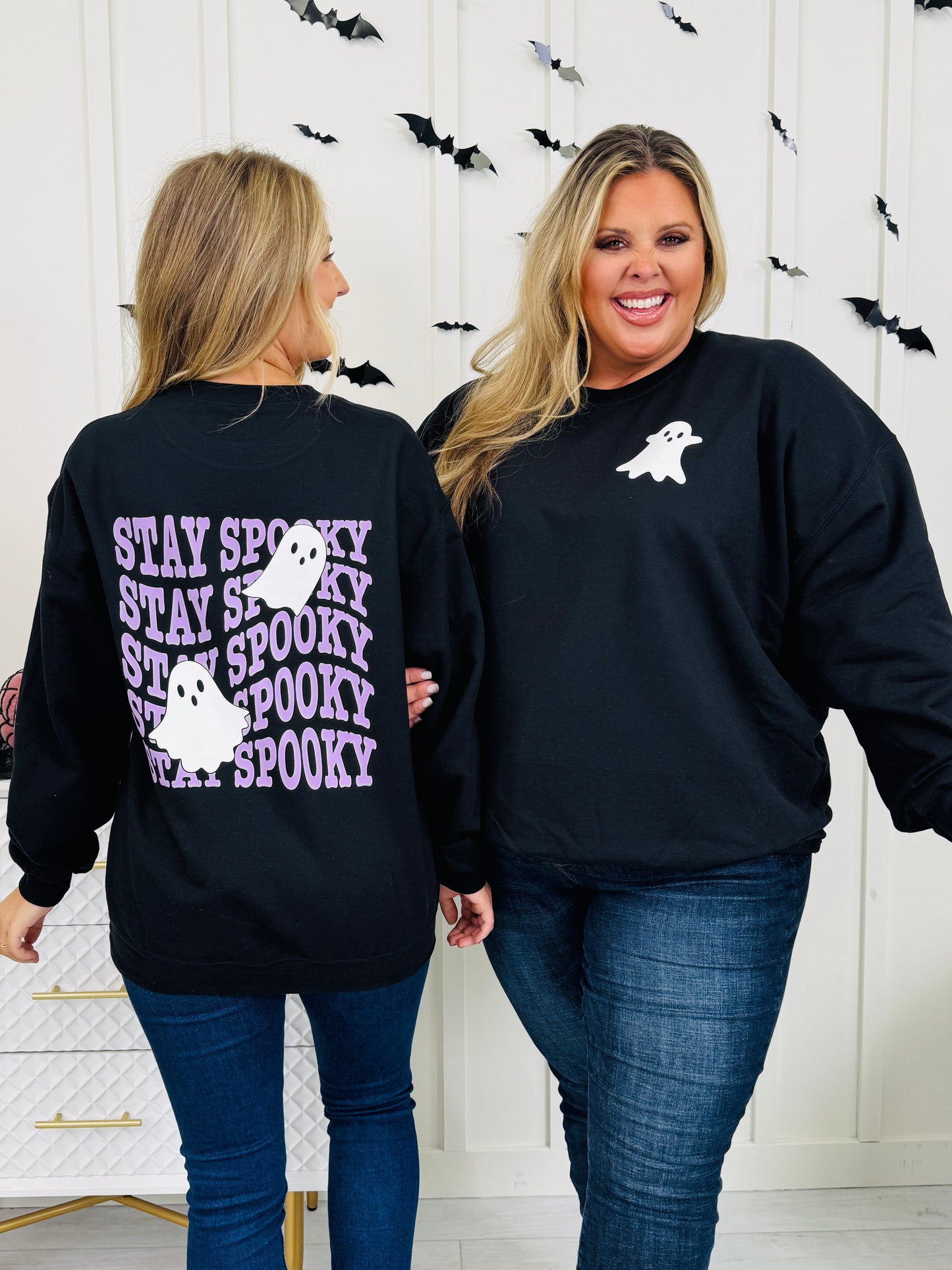 Stay Spooky Graphic Crewneck Sweatshirt