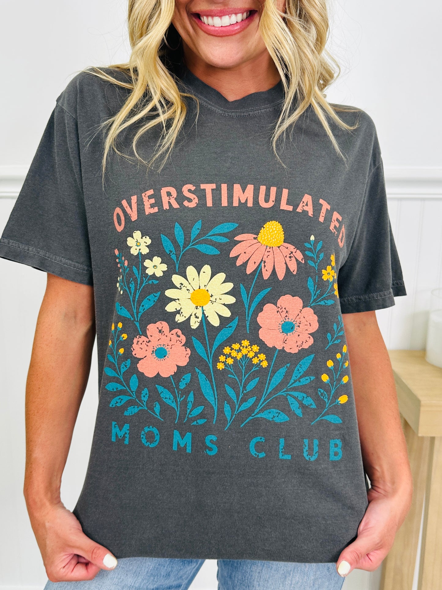 Overstimulated Moms Club Graphic Tee
