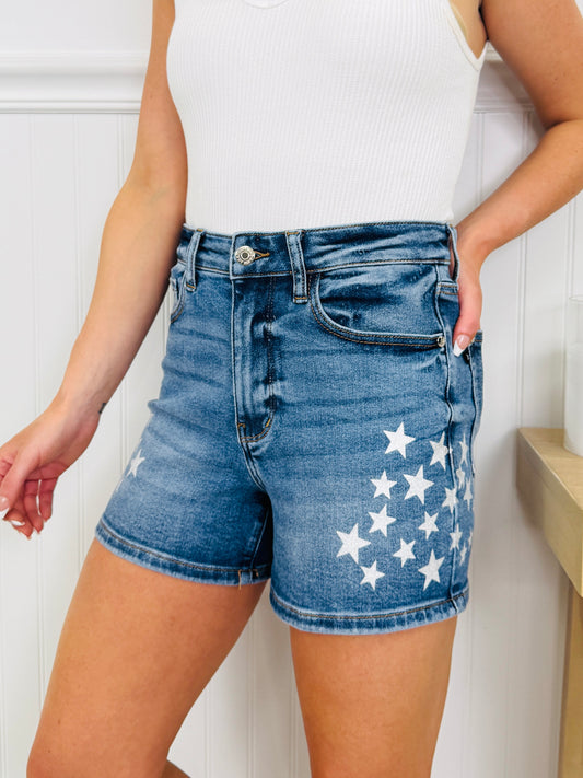 Judy Blue Star of Summer Shorts