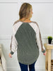 Pattern in Motion Top In Olive