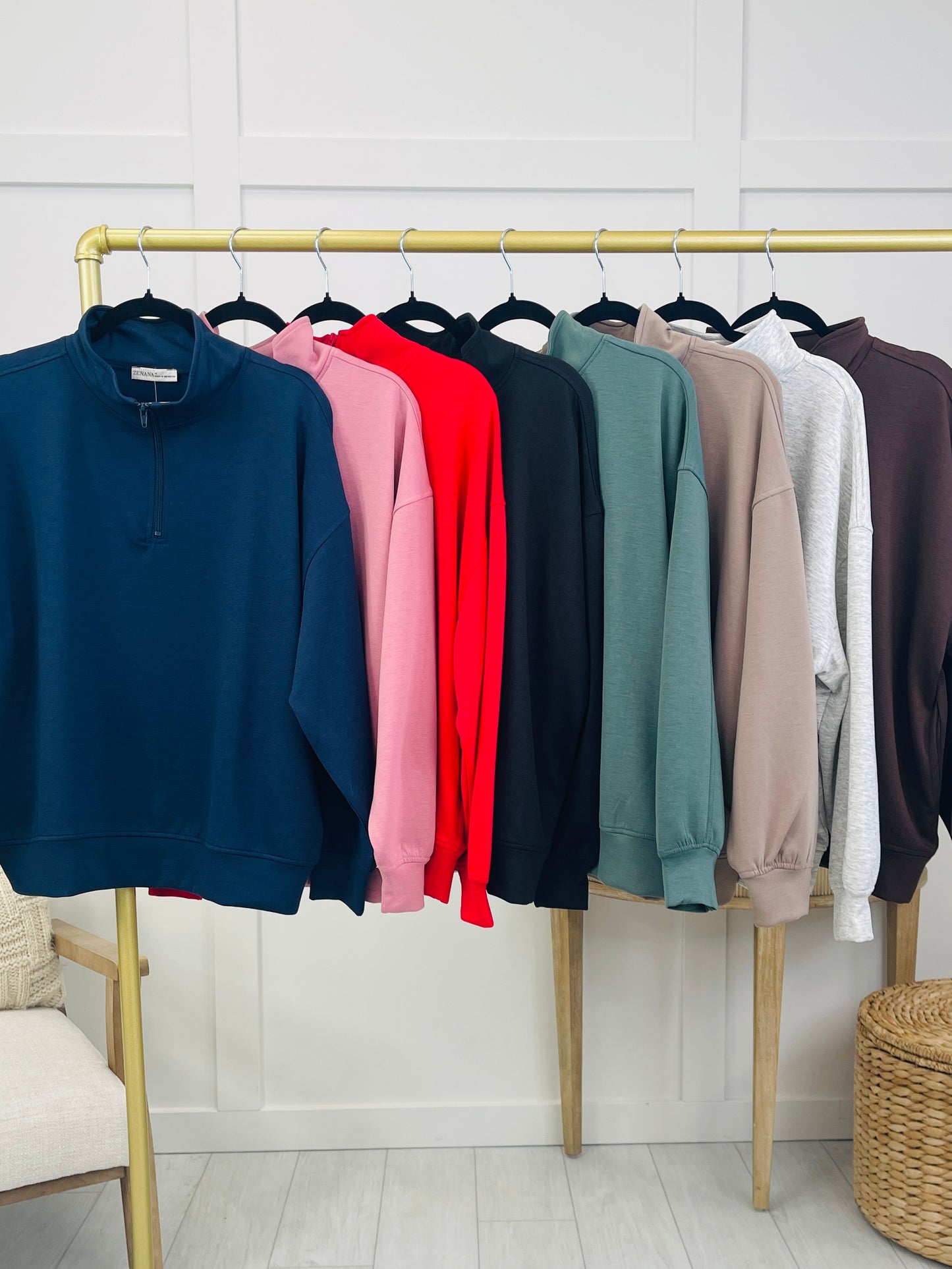 Day To Day Pullover In Multiple Colors