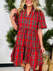 Plaid For The Holidays Dress