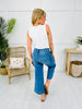 Lovervet Right on Cue Wide Leg Utility Jeans