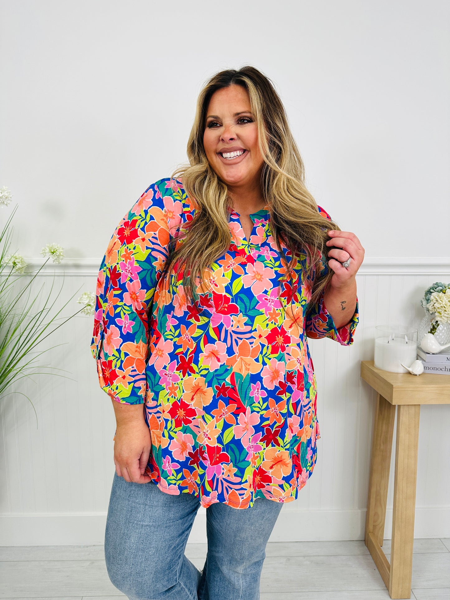 Sweet Like Spring Top in Savannah Print