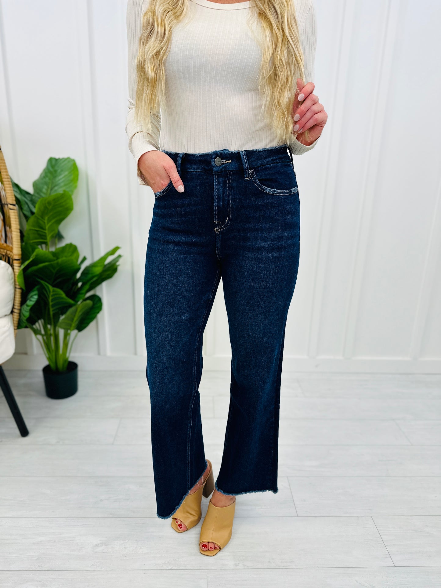 Mica Denim REG/CURVY Just Wanna Have Fun Wide Leg Jeans