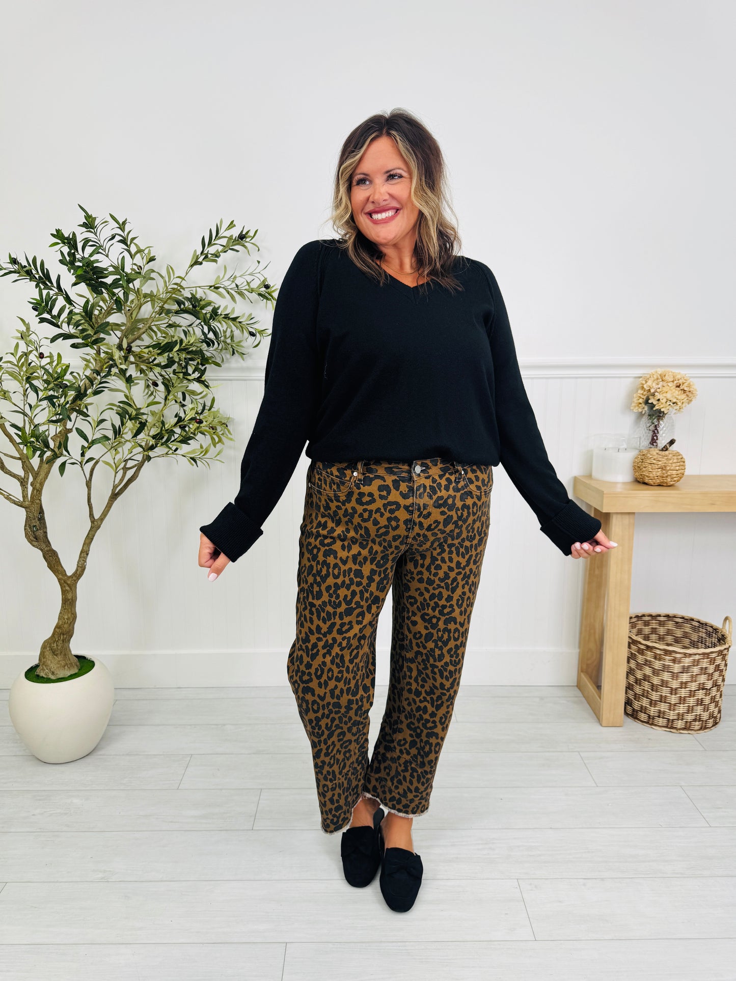 Fierce Factor Tummy Control Barrel Jeans