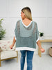 It Begins With Peace Sweater In Sage/Ivory