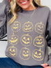 Jack O Lanterns Graphic Crewneck Sweatshirt