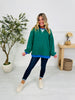 Stripe Story Pullover In Green