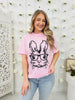 Bunny With Glasses Graphic Tee in Multiple Colors