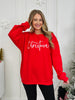 Merry Christmas Graphic Crewneck Sweatshirt