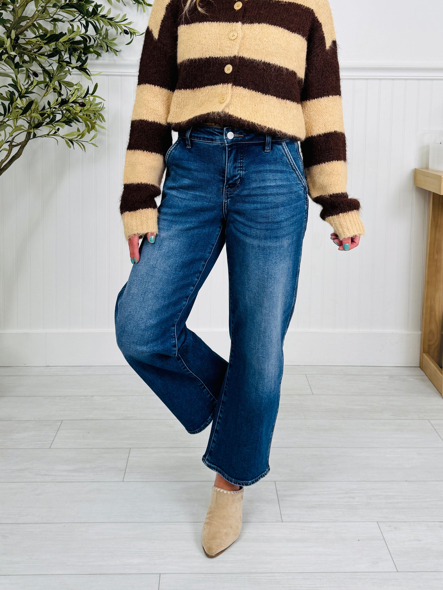 Style In Session Tummy Control Slim Barrel Jeans