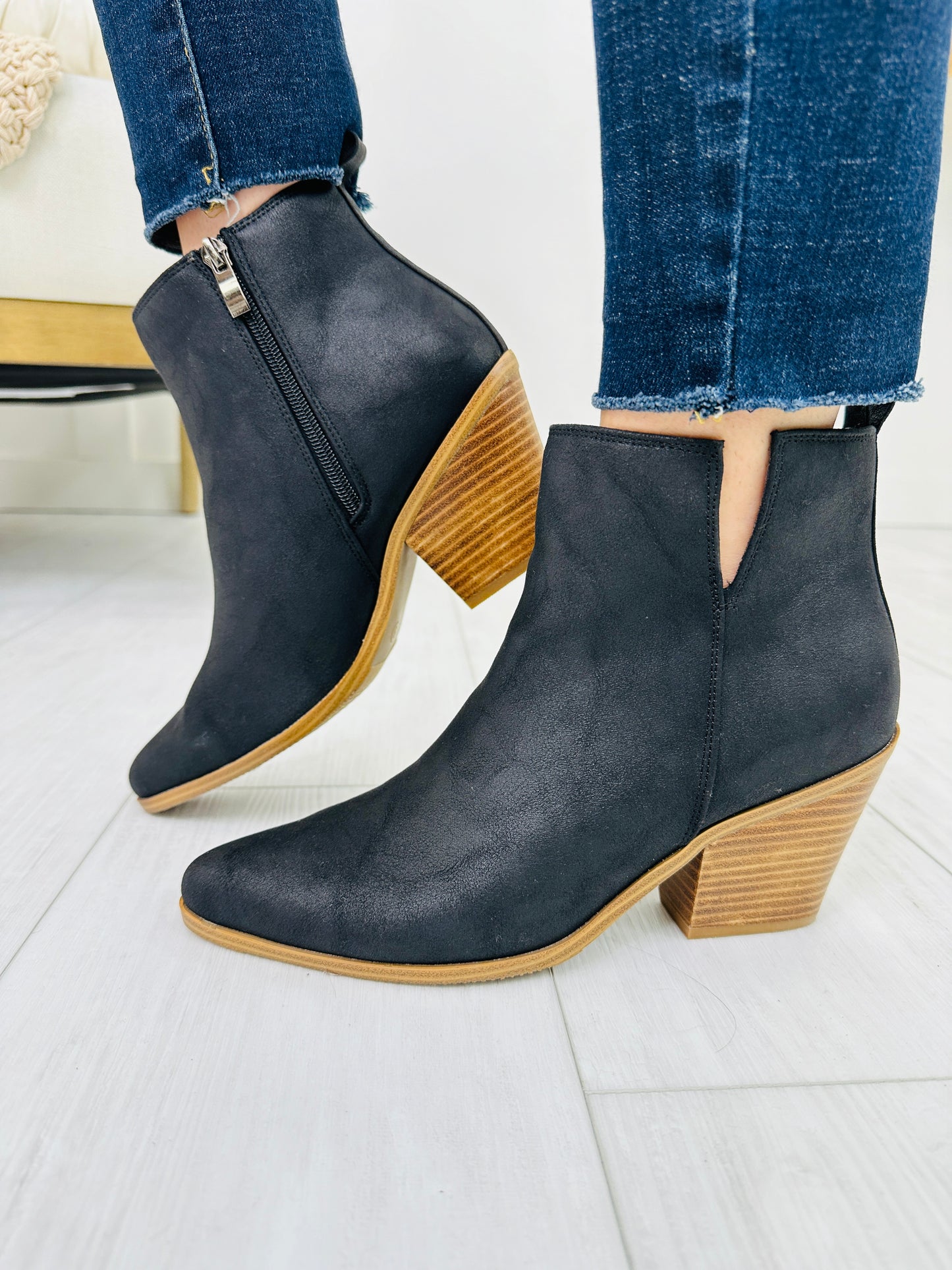 Bold Boundaries Booties In Black