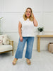 The Perfect Fit Cropped Tummy Control Wide Leg Jeans