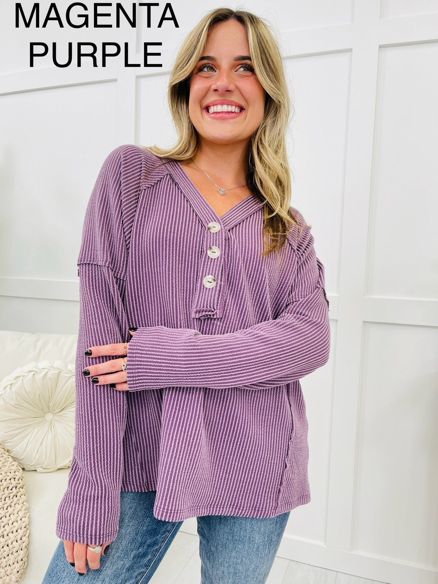 REG/CURVY Can't Be Stopped Corded Top--Multiple Colors!