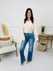 Go Into Detail Tummy Control Wide Leg Jeans