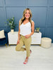 Judy Blue The Works Khaki Capris in Reg/Curvy