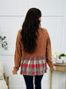 Back To Plaid Top in Wooden