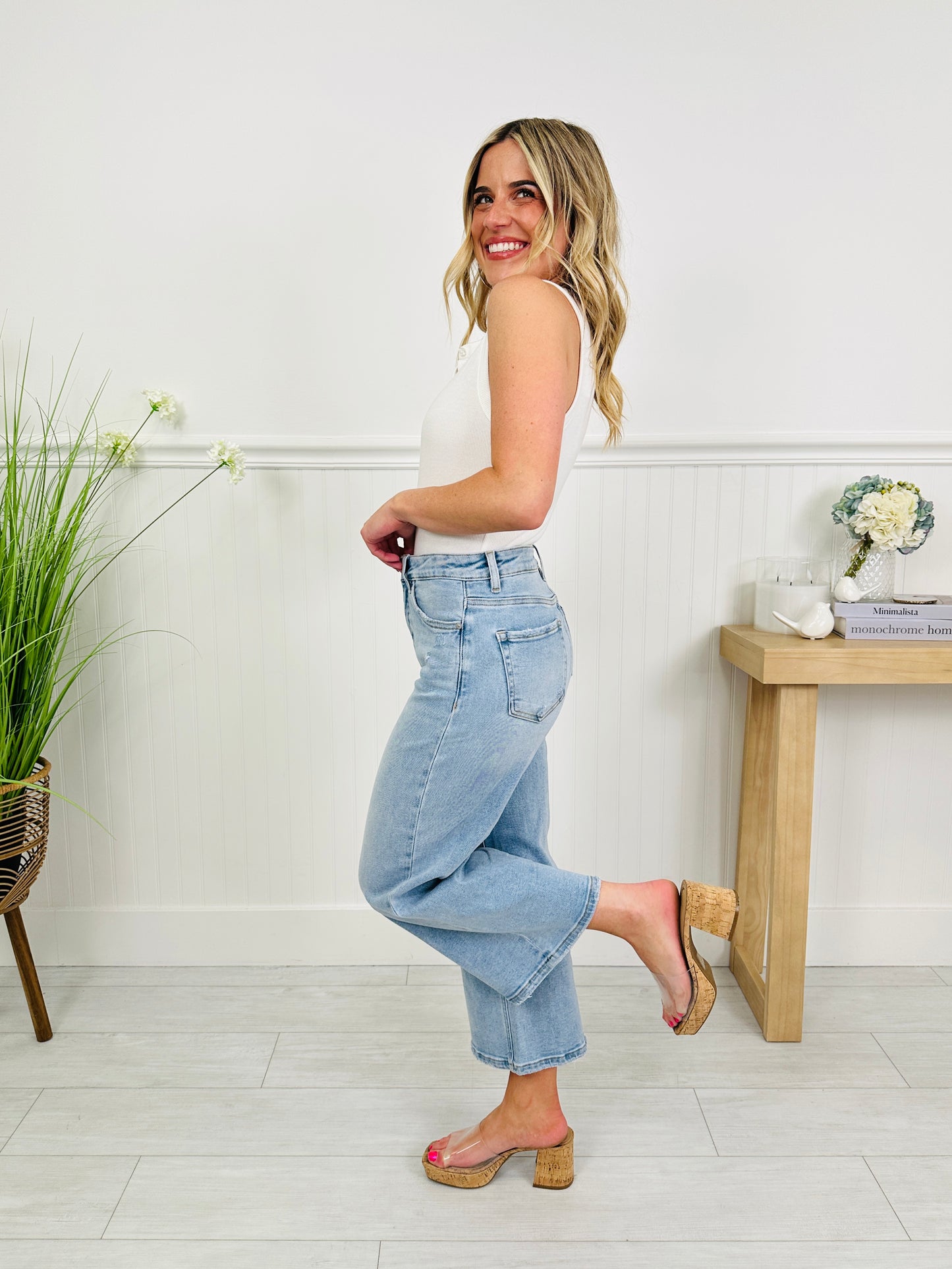 The Perfect Pick Cropped Wide Leg Jeans in Multiple Inseams